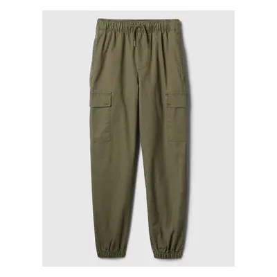 GAP Dětské cargo twill tepláky - Kluci