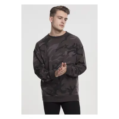 Camo Crewneck tmavé maskování