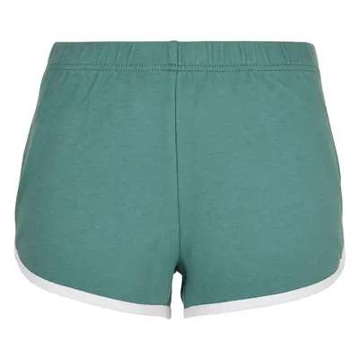 Dámské organické Interlock Retro Hotpants bledělistá/bílá