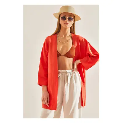 Bianco Lucci Women's Basic Kimono