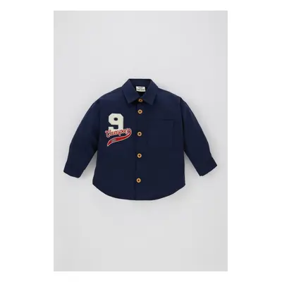 DEFACTO Baby Boy Twill Long Sleeve Shirt