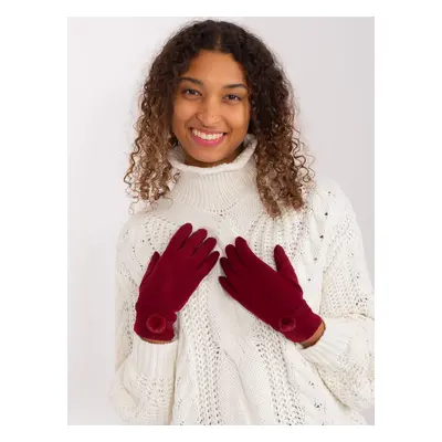 Gloves-AT-RK-23904.26-burgundy