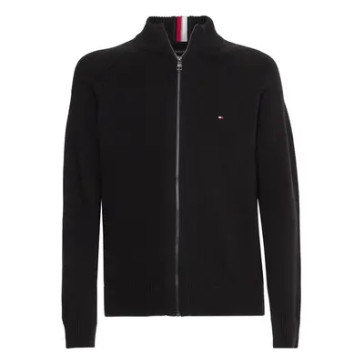 Tommy Hilfiger Sweatshirt - AMERICAN COTTON ZIP THROUGH black