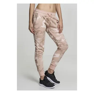 Ladies Camo Terry Pants rose camo