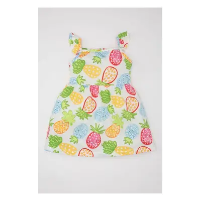 DEFACTO Baby Girl Patterned Sleeveless Dress