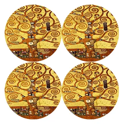 Bertoni Home Unisex's Round Table Pads Set Art Deco