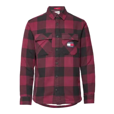 Tommy Jeans Shirt - TJM SHERPA FLANNEL O Red