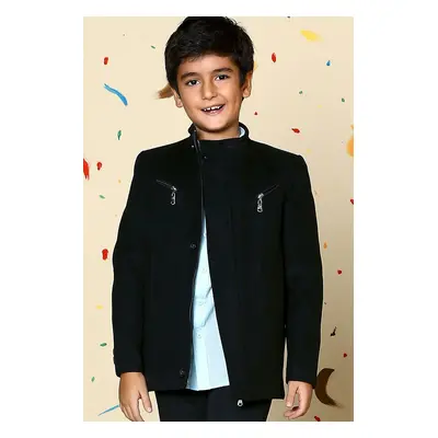 K3001 DEWBERRY BOYS' COAT-BLACK