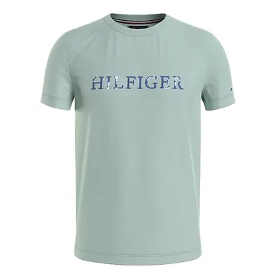 Tommy Hilfiger T-shirt - FLORAL EMBROIDERY TEE green