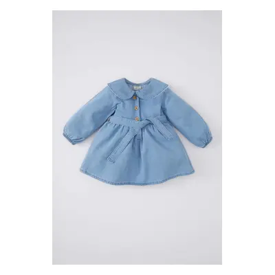 DEFACTO Baby Girl Long Sleeve Jean Dress