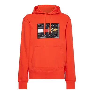 Tommy Hilfiger Sweatshirt - ICON EARTH BADGE HOODIE orange