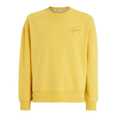 Tommy Jeans Sweatshirt - TJM TOMMY SIGNATURE CREW yellow