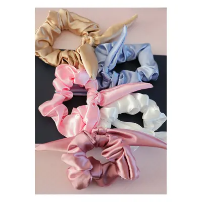 DKaren Woman's Hairband Set Satin