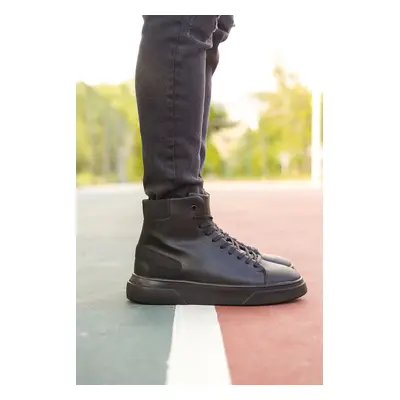 Riccon Black Men's Black Boots