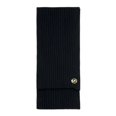 Michael Kors Scarf - PATCH Rib Scarf - Black