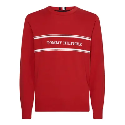 Tommy Hilfiger Sweater - ROPE LOGO SWEATER red