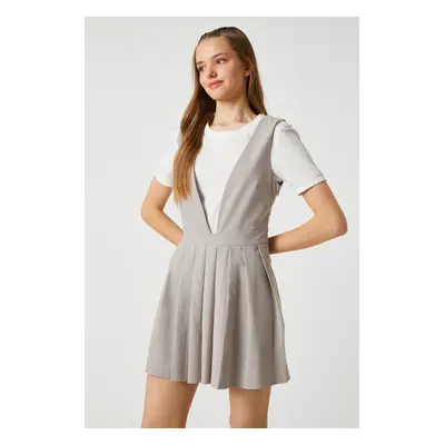 Koton Both Dress - Gray - Ruffle