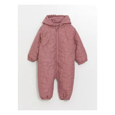 LC Waikiki Lcwk Hooded Patterned Baby Girl Astronaut Coat