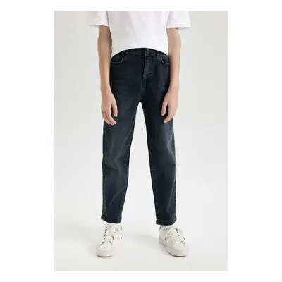 DEFACTO Boy Straight Fit Straight Leg Pocket Jean Trousers