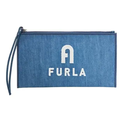 Handbag - FURLA OPPORTUNITY ENVELOPE blue