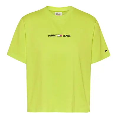 Tommy Jeans T-Shirt - TJW LINEAR LOGO TEE yellow