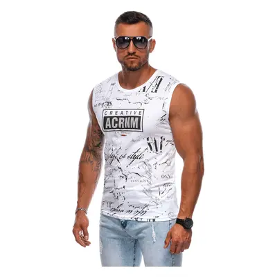 Edoti Men's printed tank top