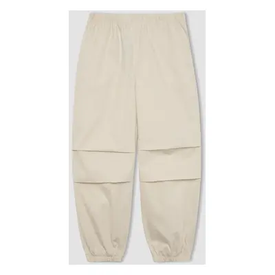 DEFACTO Girl's Parachute Cotton Trousers