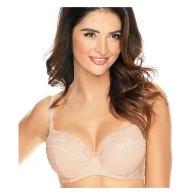 Gorteks G-246 jacquard padded bra beige