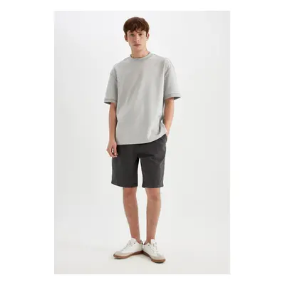 DEFACTO Regular Fit Gabardine Bermuda Shorts