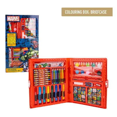 COLOURING STATIONERY SET BOX MARVEL