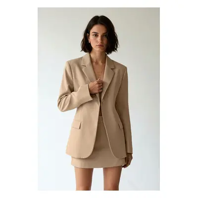 Trendyol Beige Blazer Jacket