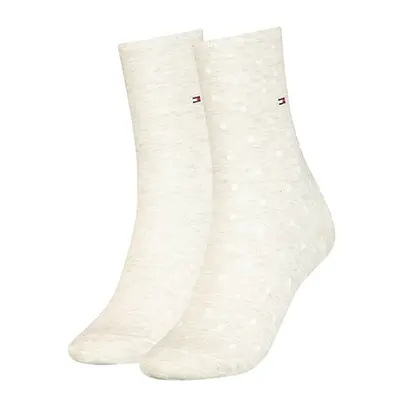 Tommy Hilfiger Socks - TH WOMEN SOCK DOT 2P white