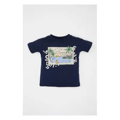 DEFACTO Baby Boy Printed Short Sleeve T-Shirt