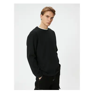 Koton Basic Sweater Crew Neck Long Sleeve