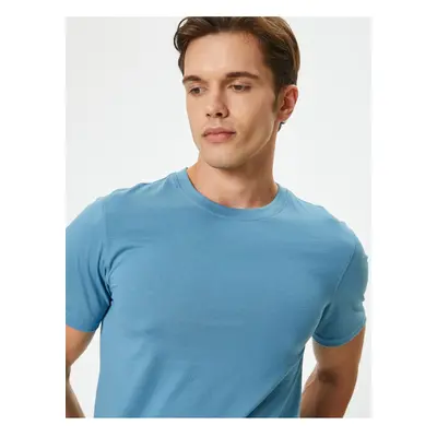 Koton Slim Fit Cotton Short Sleeve Crew Neck Basic T-Shirt