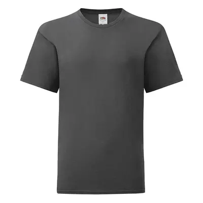 Graphite children's t-shirt in combed cotton Fruit of the Loom