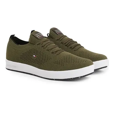 Tommy Hilfiger Sneakers - SUSTAINABLE KNIT SOCK CUPSOLE green