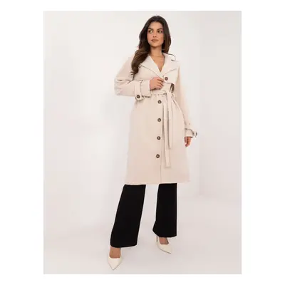 Coat TW-PL-BI-2209.71P-light beige