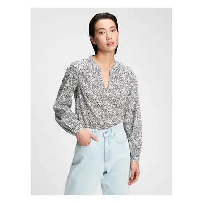 GAP Košile ls shirred pop - Dámské