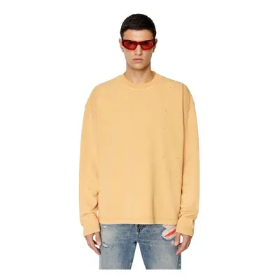 Diesel Sweatshirt - S-ALMON-E1 SWEAT-SHIRT orange