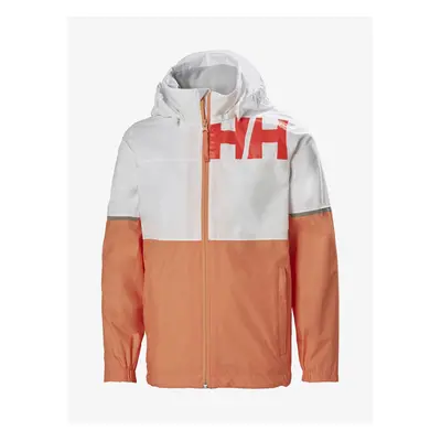 Bílo-meruňková holčičí lehká bunda HELLY HANSEN - Holky