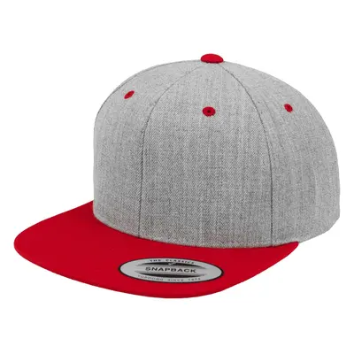 Klasický Snapback 2-Tone vřes/červený