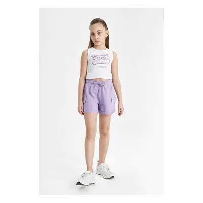 DEFACTO Girl Sweatshirt Fabric Shorts