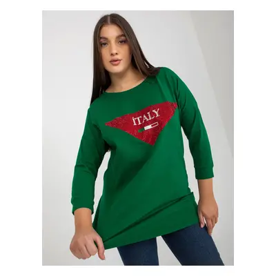 Blouse-VI-BZ-2911.82P-dark green