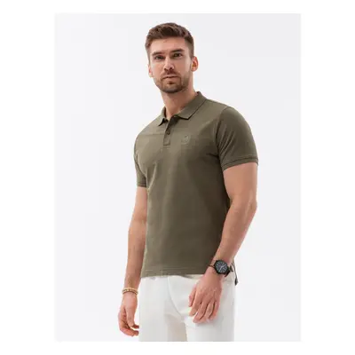 Ombre Men's pique knit polo shirt