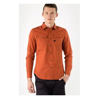 Shirt - G-STAR pm shirt l/s orange