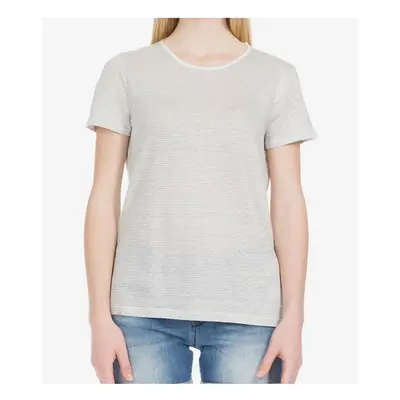 Tommy Hilfiger Top - CLARISSA C-NK TOP SS grey