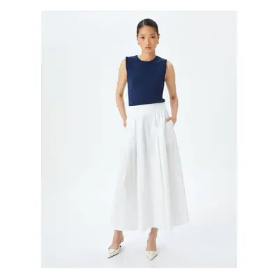 Koton Standard Waist Pocket Long Bell Skirt