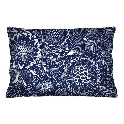 Bertoni Home Unisex's Rectangular Pillow Granada Navy Blue