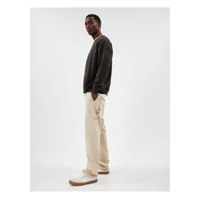 Koton Chino Trousers Pocket Detail Cotton